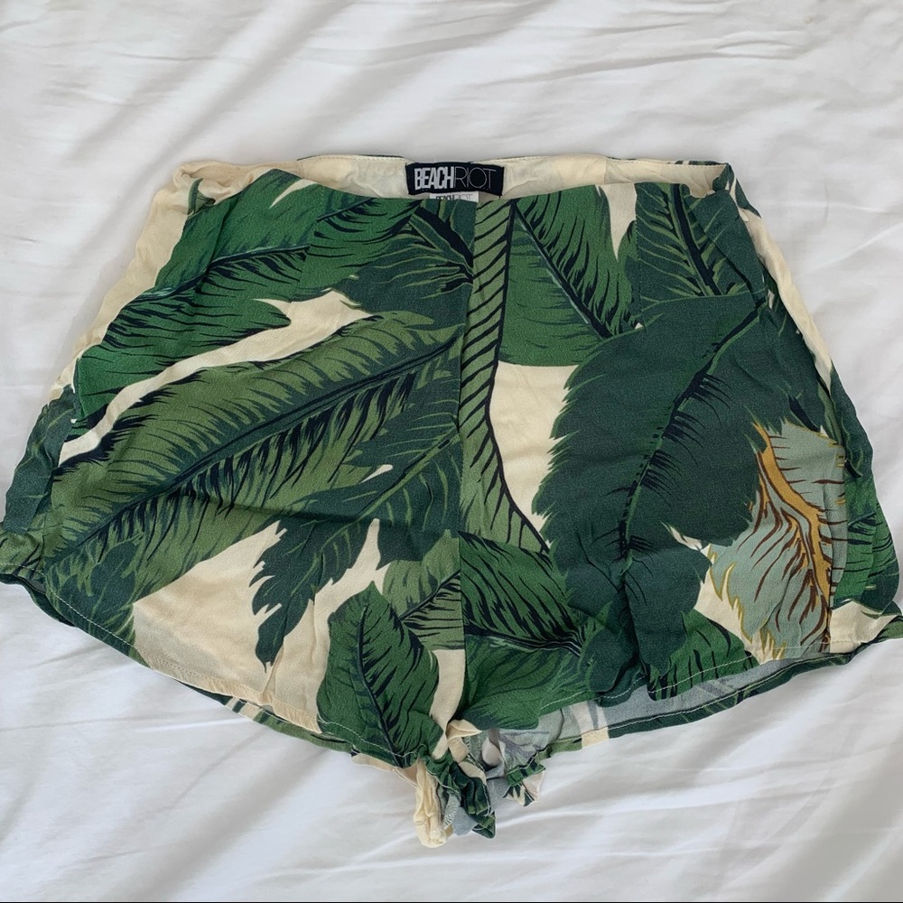 Beach Riot Palm Leaf Shorts